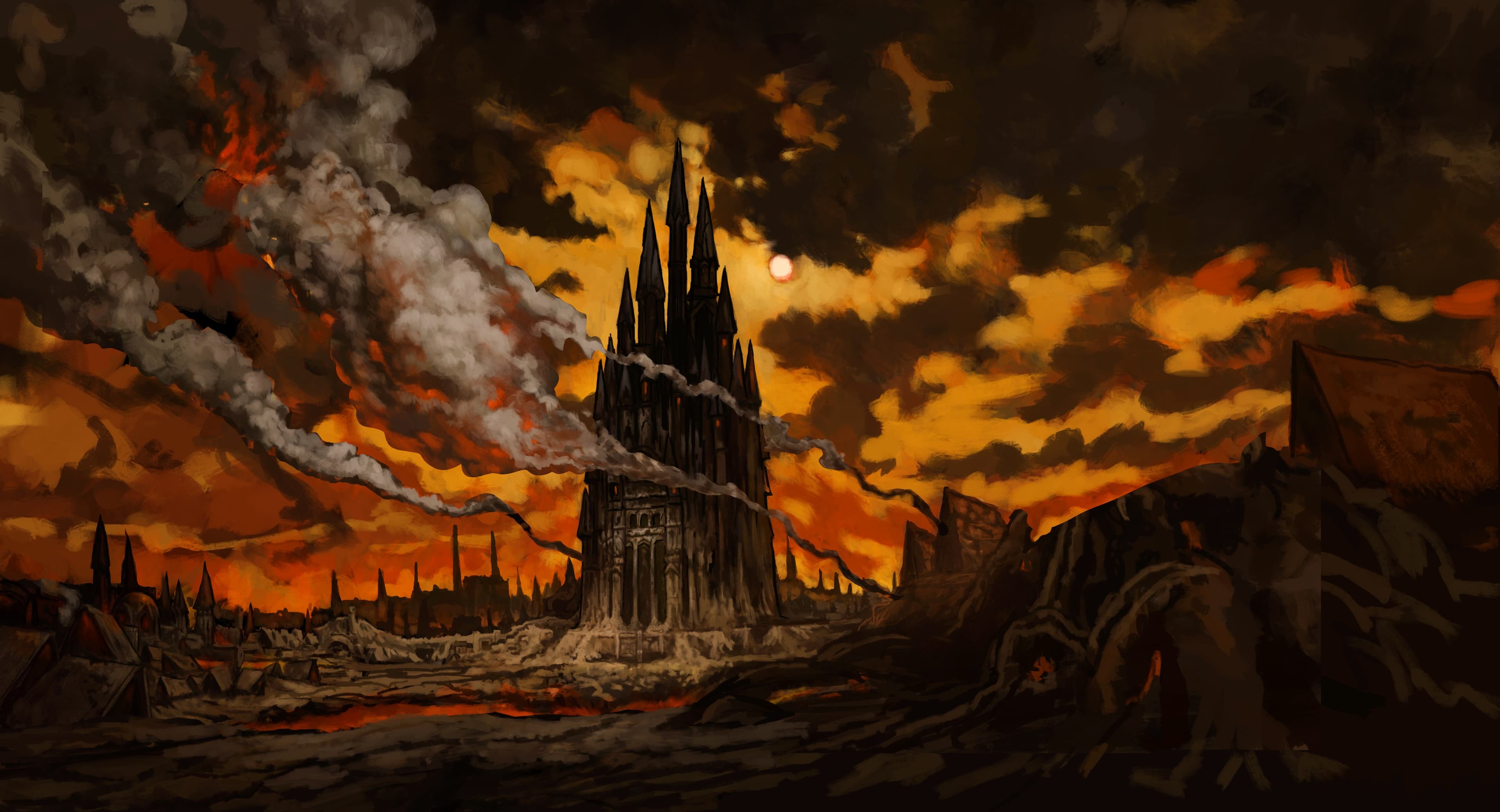 Gravefire key art